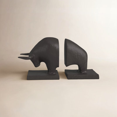 Oakfield Bull Decorative Bookends