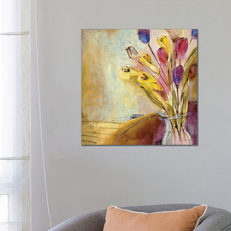 Fandango II by Jill Martin - Wrapped Canvas Painting, 66.04 cm H x 66.04 cm W x 1.91 cm D