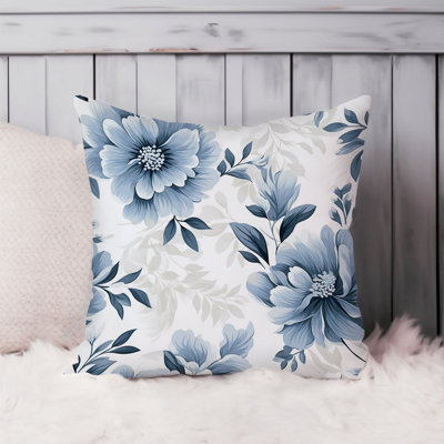 Floral Elegance Flowers VII Pillow Cover