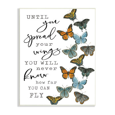 " Spread Your Wings Encouraging Butterflies Motivational Quote " by Cindy Jacobs