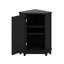 Armoire de salle de bain d'angle avec tablette réglable
