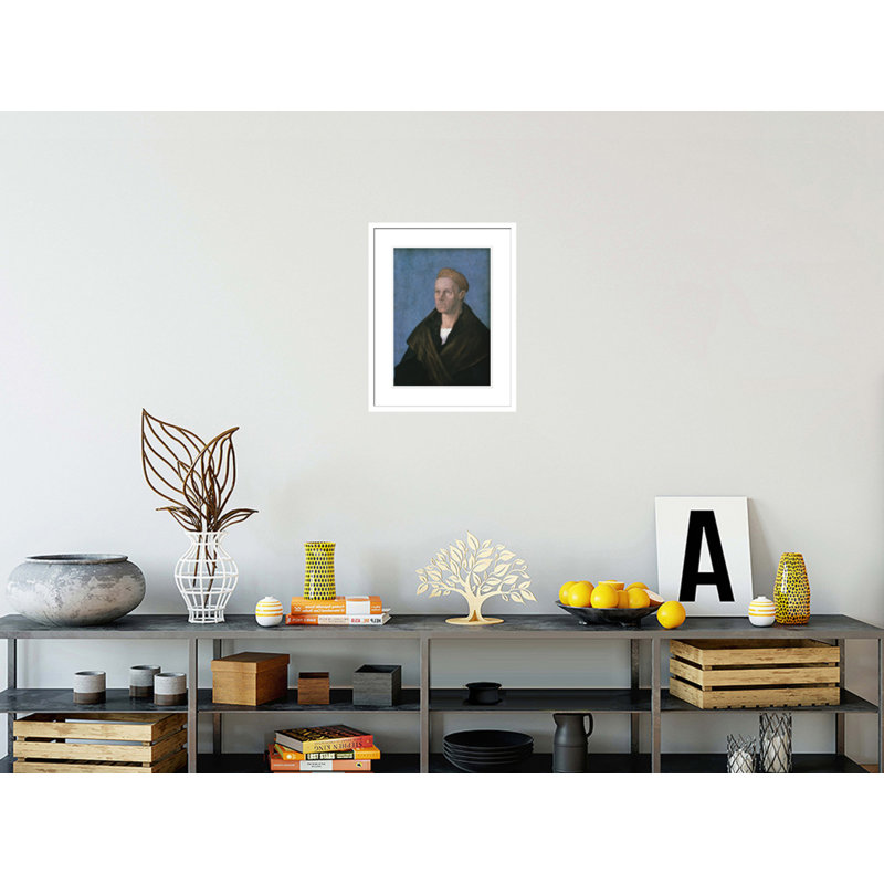 «Jakob Fugger the Rich» par Albrecht Dürer, impression giclée sur cadre, 21.75" H x 16.92" W