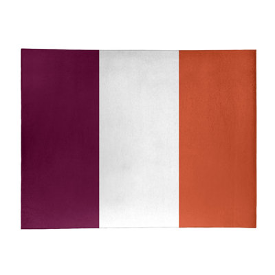 Tapis rose/orange