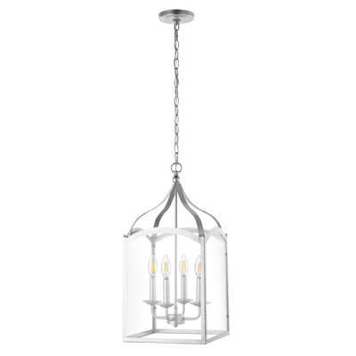 Luminaire suspendu rectangulaire à 4 lumières Viraj