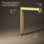 Components Bathroom Sink Spout With Row Design
