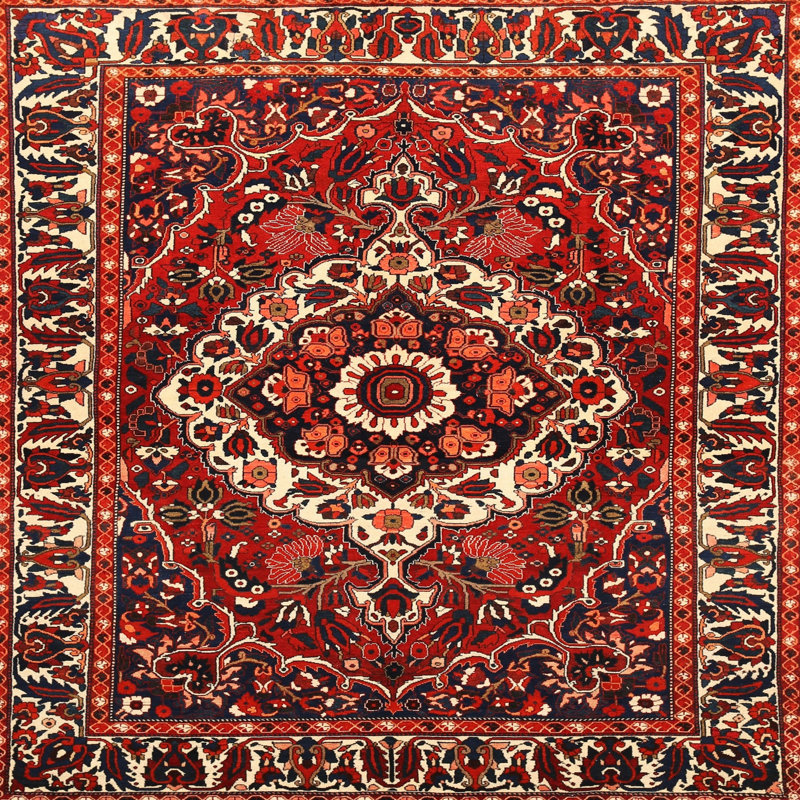 Oriental Indoor Rug, Square 5'