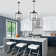 Avenell 3 - Light 10.2" Lantern Square Pendant with Rope Accents