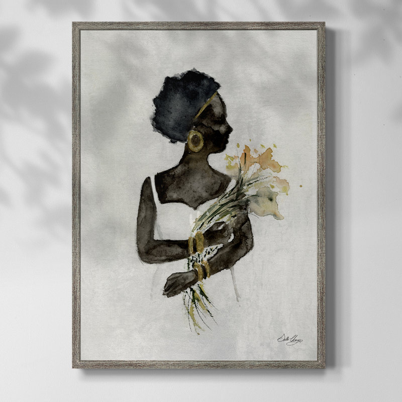 Soul Soul I, reproduction encadrée - bois massif, H 15 po x l 12 po