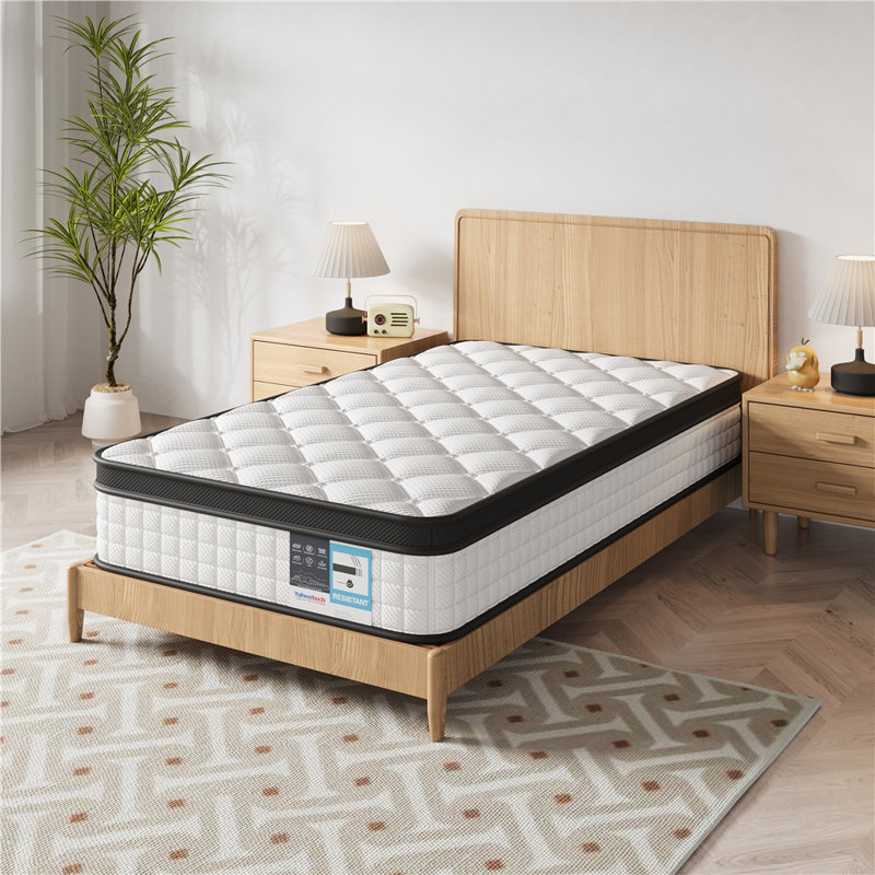 Yaheetech Pocket Sprung Mattress, Single (3')