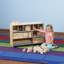 9 Compartment Manufactured Wood Shelving Unit