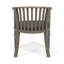 Chaises de salle à manger d'extérieur en bois avec coussins, ensemble de 2-1917748879