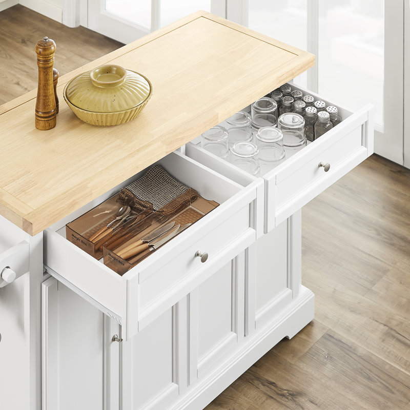 Mitzi 115 cm W Kitchen Island with Top