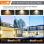 170-Watt Equivalent Integrated Outdoor LED Wall Pack, Up To 8700Lumens,3500/4000/5000K,0-10V Dimmable
