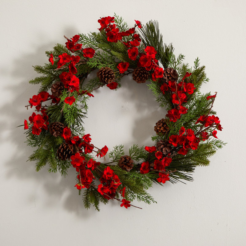 Faux Polyester 24 " Wreath