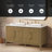 OVE Decors Heidi 60 In. Double Sink Freestanding Light Brown Oak Bathroom Vanity With White Quartz Top And Brushed Gold Hardware-121369880