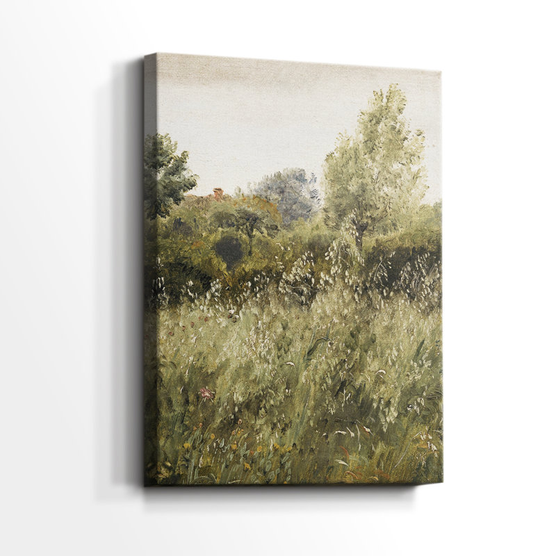 Paysage rétro CCXIX - galerie Cavas, H 18 po x l 12 po
