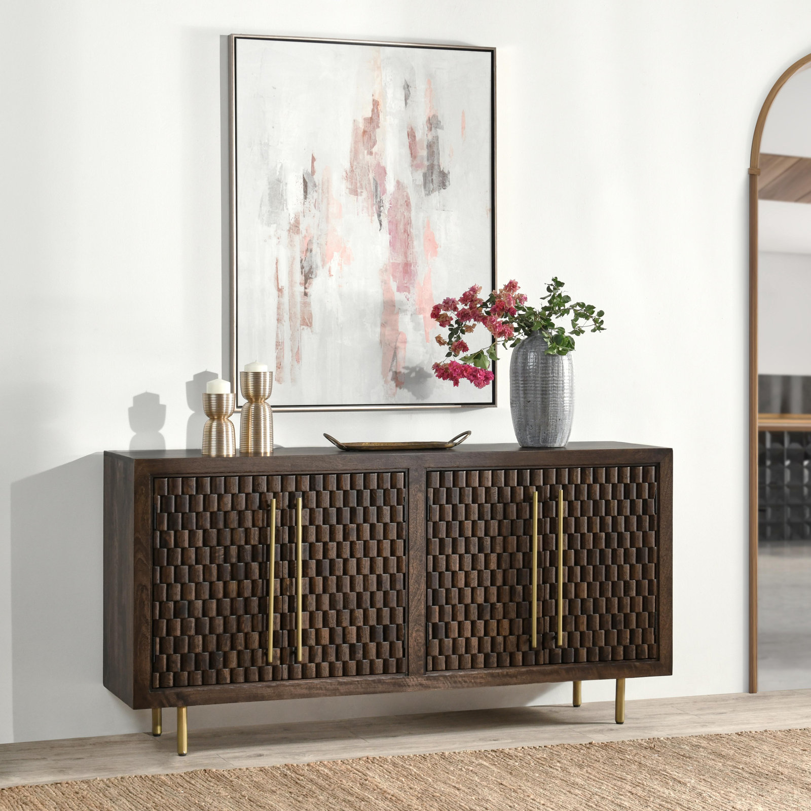 Abshire 76'' Sideboard, Brown