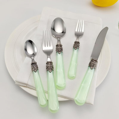 Stainless Steel Retro Tableware Set