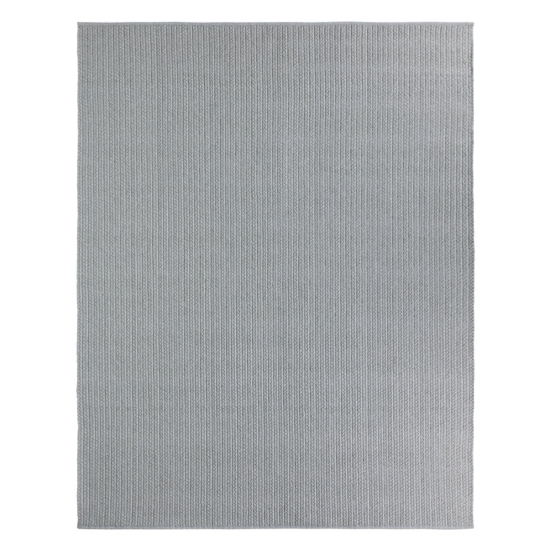 Iver Area Rug in Light Gray, Runner 2'6" x 8'