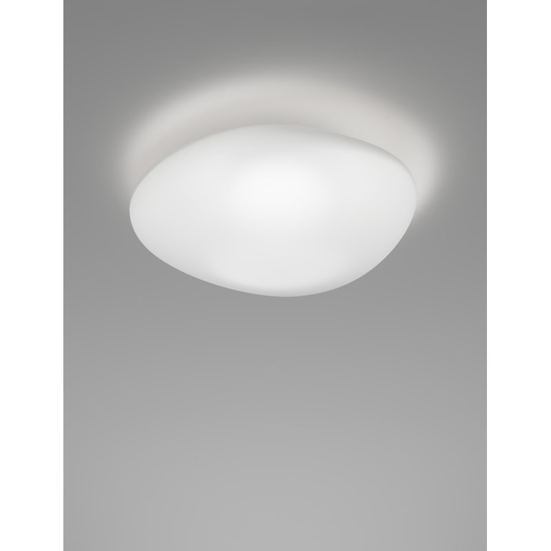 Neochic Ceiling/Wall Lamp G White Matt Glossy White L32gg Ul, 19" H x 18" W x 18" D