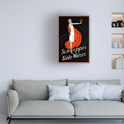 Publicité sur toile, artiste inconnu, 1931, Schweppes