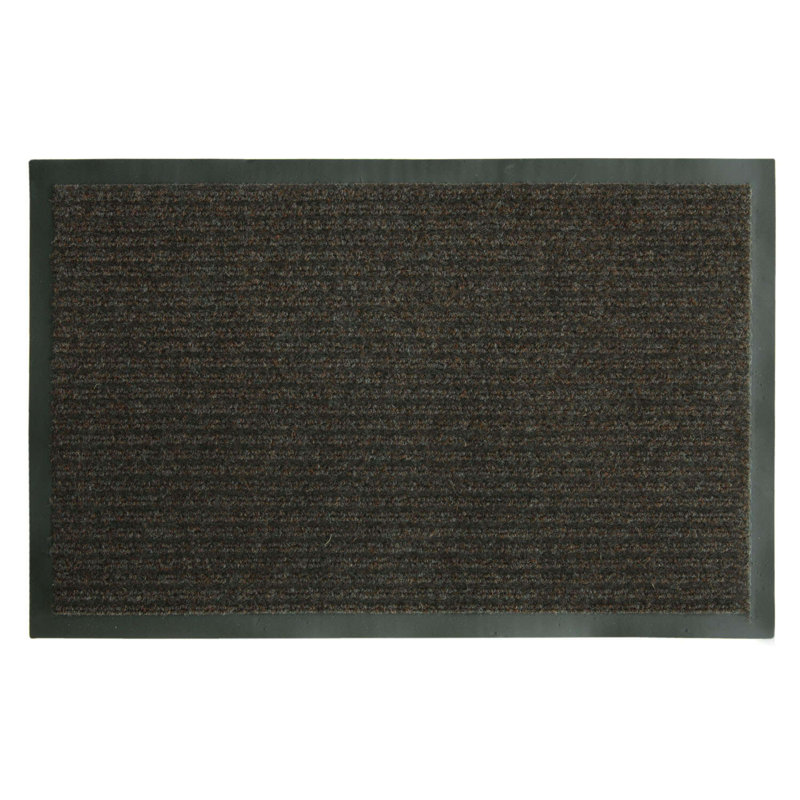 Tapis d'entrée antidérapant, Brun, 18 po x 28 po