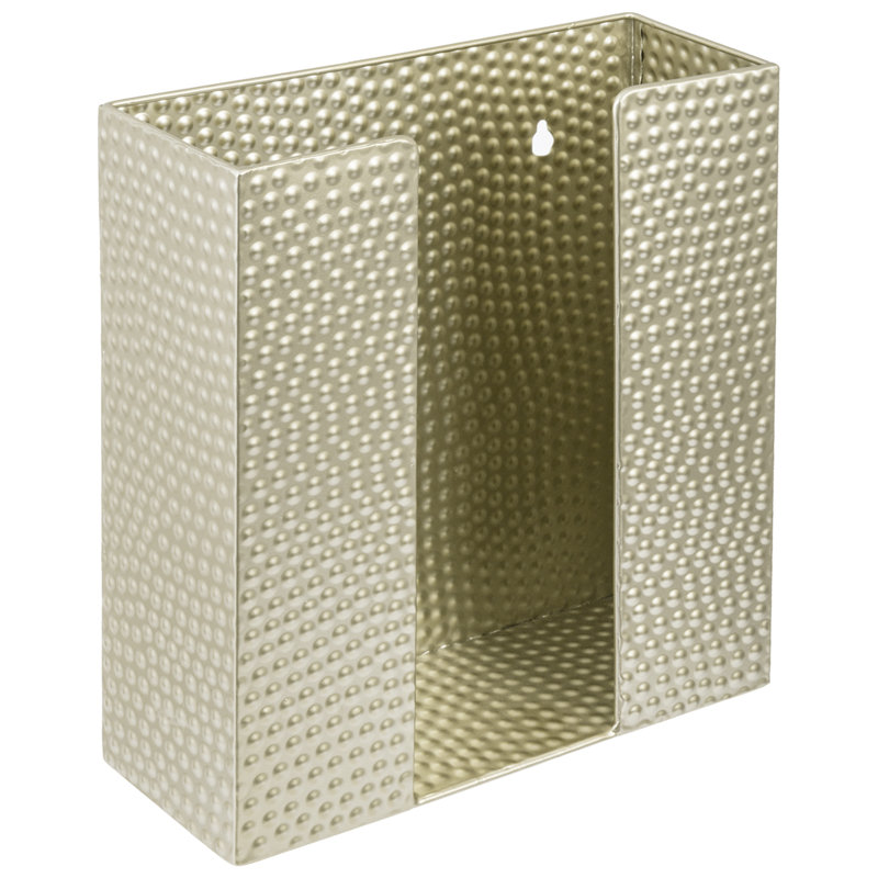 Metal Wall Mounted Optional and Wall Mounted Required Paper Towel Holder