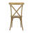 Statice Indoor And Outdoor Commercial Grade Wood Look Resin Cross Back Chair-100257482