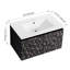 Meuble-lavabo mural flottant 30 po avec lavabo en céramique et porte d'armoire à fermeture douce