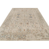 Oushak Hand Knotted Floral Area Rug