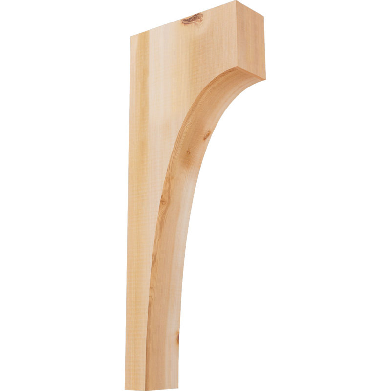 Huntington Corbel, H 26 po x l 3,5 po x P 10 po, Lisse, Cèdre rouge