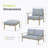 Mariene 4 - Person Patio Conversation Set with Cushions-101251867-101251869