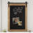 Tableau noir mural en bois