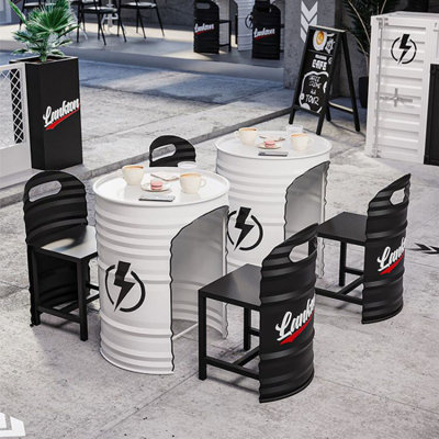 Koball 4 - Person Pedestal Dining Set