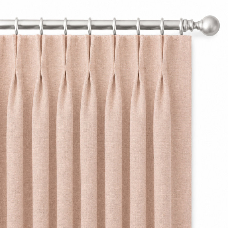 Solid Lennon Blend Fabric, Blush