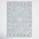 Hopkins Oriental Hand-Tufted Denim/Sky Blue Area Rug