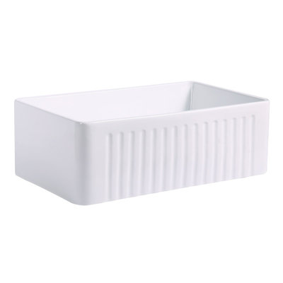 30'' L Single Bowl Ceramic Kitchen Sink