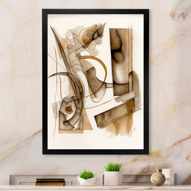 Canyon Ridge Explorations V - reproduction sur toile, Impression noire sur toile encadrée, L 12 po x H 20 po