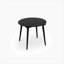 Ensemble de conversation moderne pour l'extérieur: 2 chaises en rotin PE + table d'appoint en acier noir et verre trempé - Durable et élégant