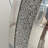 47.9" Mirrored Glass Console Table With 3C Shaped Crush Diamond