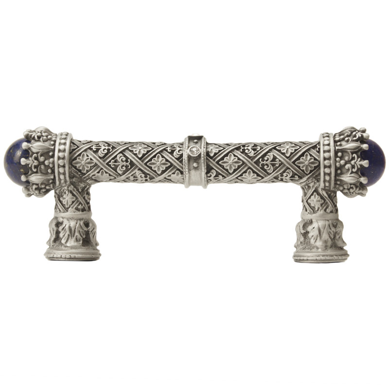 Carpe Diem 6530-23ABOX Crowning Glory Queen Penelope Chrysalis Queen Penelope 5 inches c.c. pull w/ Swarovski Crystals & semi‐precious stones in Chrysalis