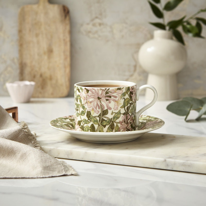 The Original Morris & Co. Honeysuckle Teacup & Saucer