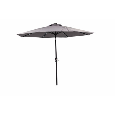 Parasol de marché solaire 9 'à DEL