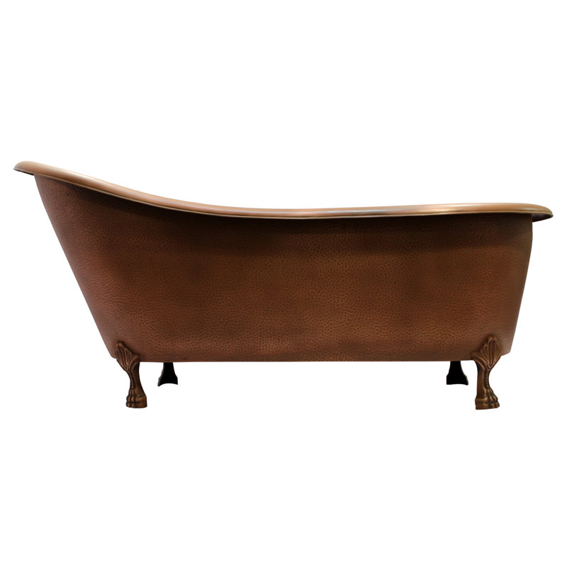 Gitali 67.5'' x 31.5'' Soaking Copper Bathtub