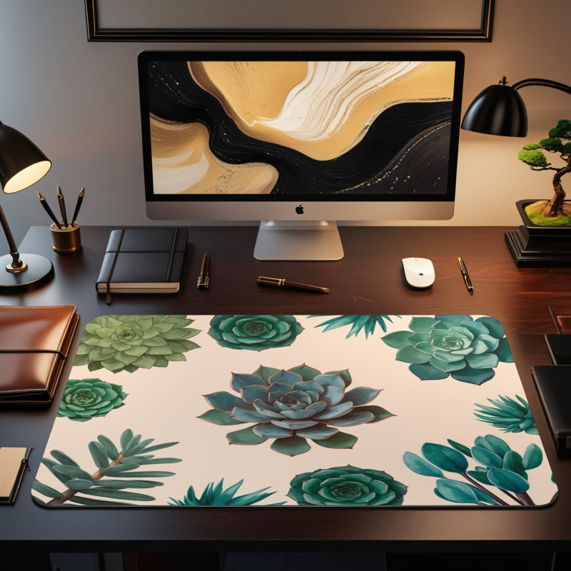 Polyester Desk Pad, 23.6x13.8