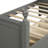 Stylish And Functional Twin Size Daybed With Storage Drawers In Gray