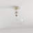 Nadya Glass Semi Flush Mount-214267643