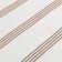 Sorrento 2x3 Handwoven Performance Stripe Ivory Fabric Rug