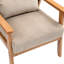 Chaise d'appoint rembourrée en tissu Shaleya-852319996