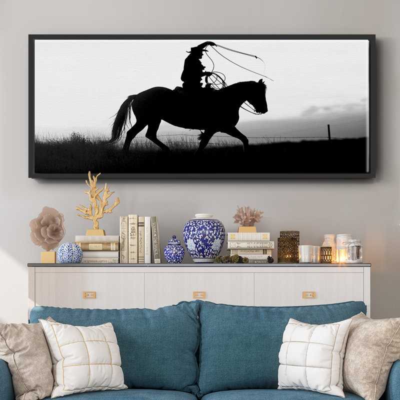 «Rope and Ride II», toile encadrée